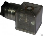 Коннектор (электросоединитель) SB201 DIN 43650    4 контакта   (черн)